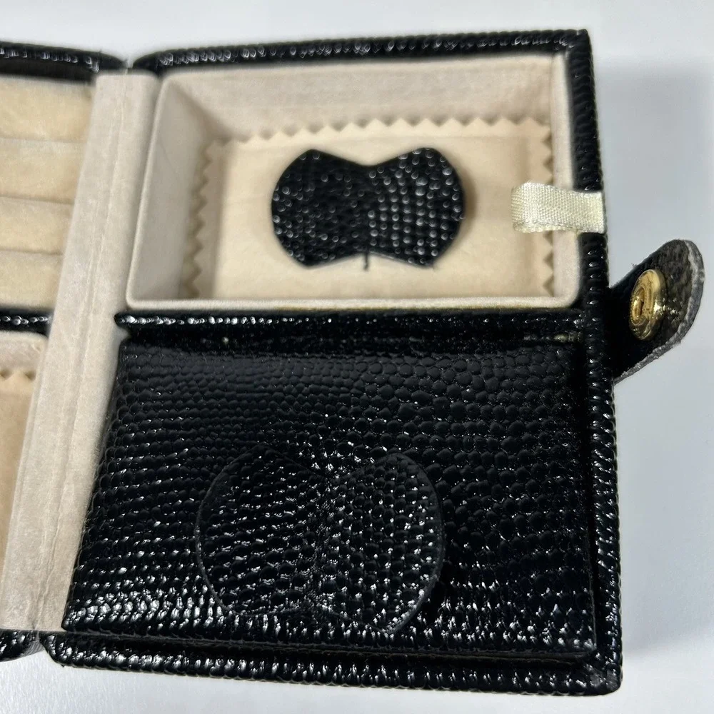 Portable Jewelry Box Organizer‎ Leather Jewellery Ornaments Case Travel Storage